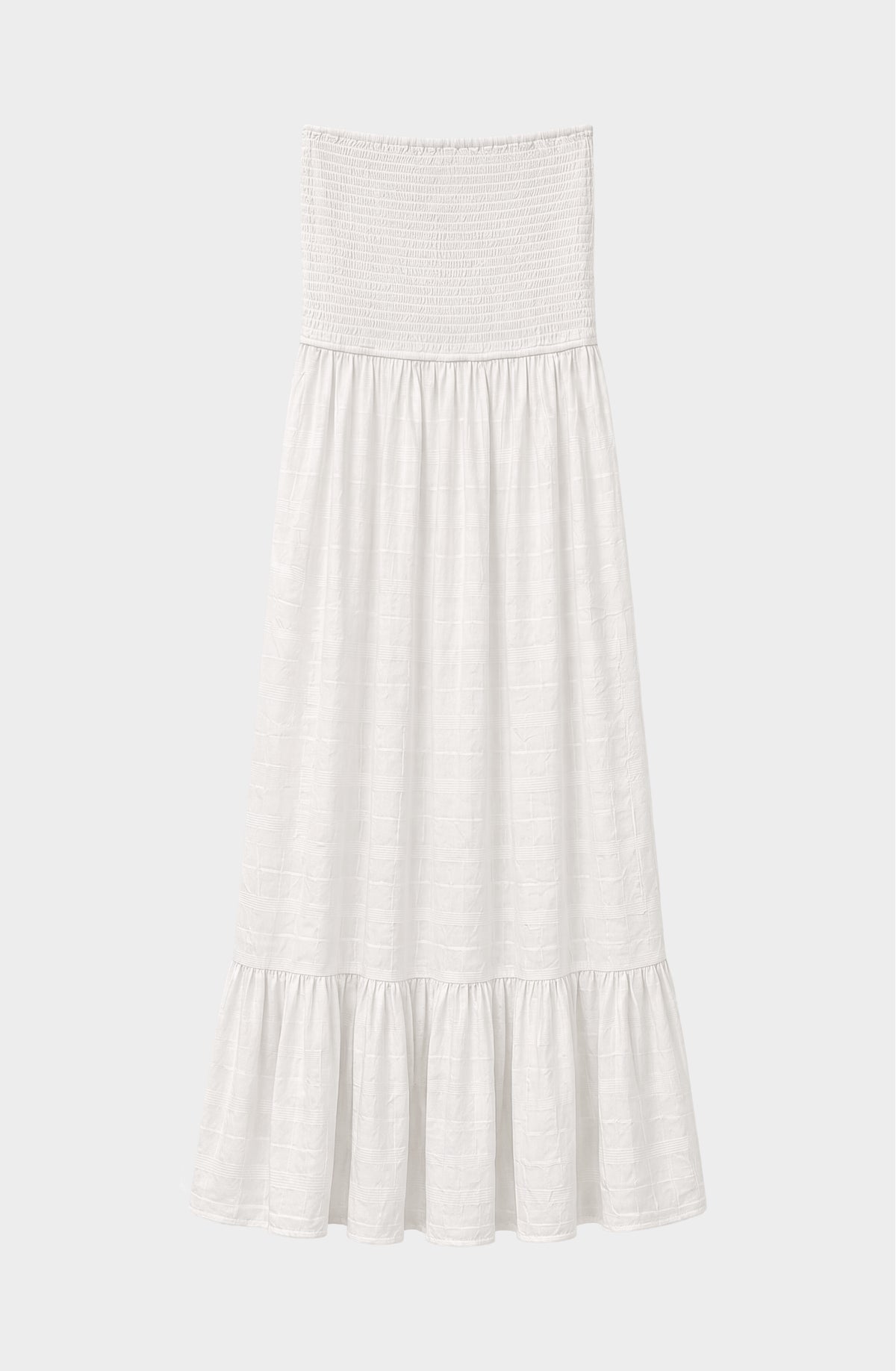 White Cotton Maxi Dress