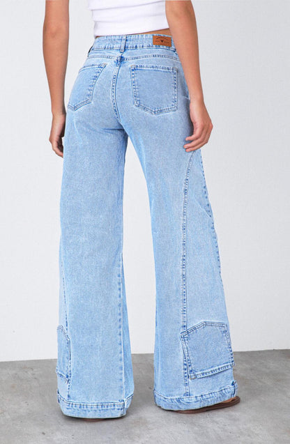 Inverted Pants Blue