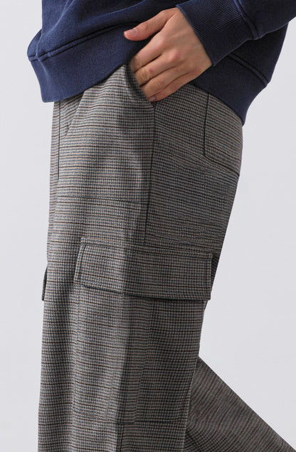 Cargo Knit Pants Brown