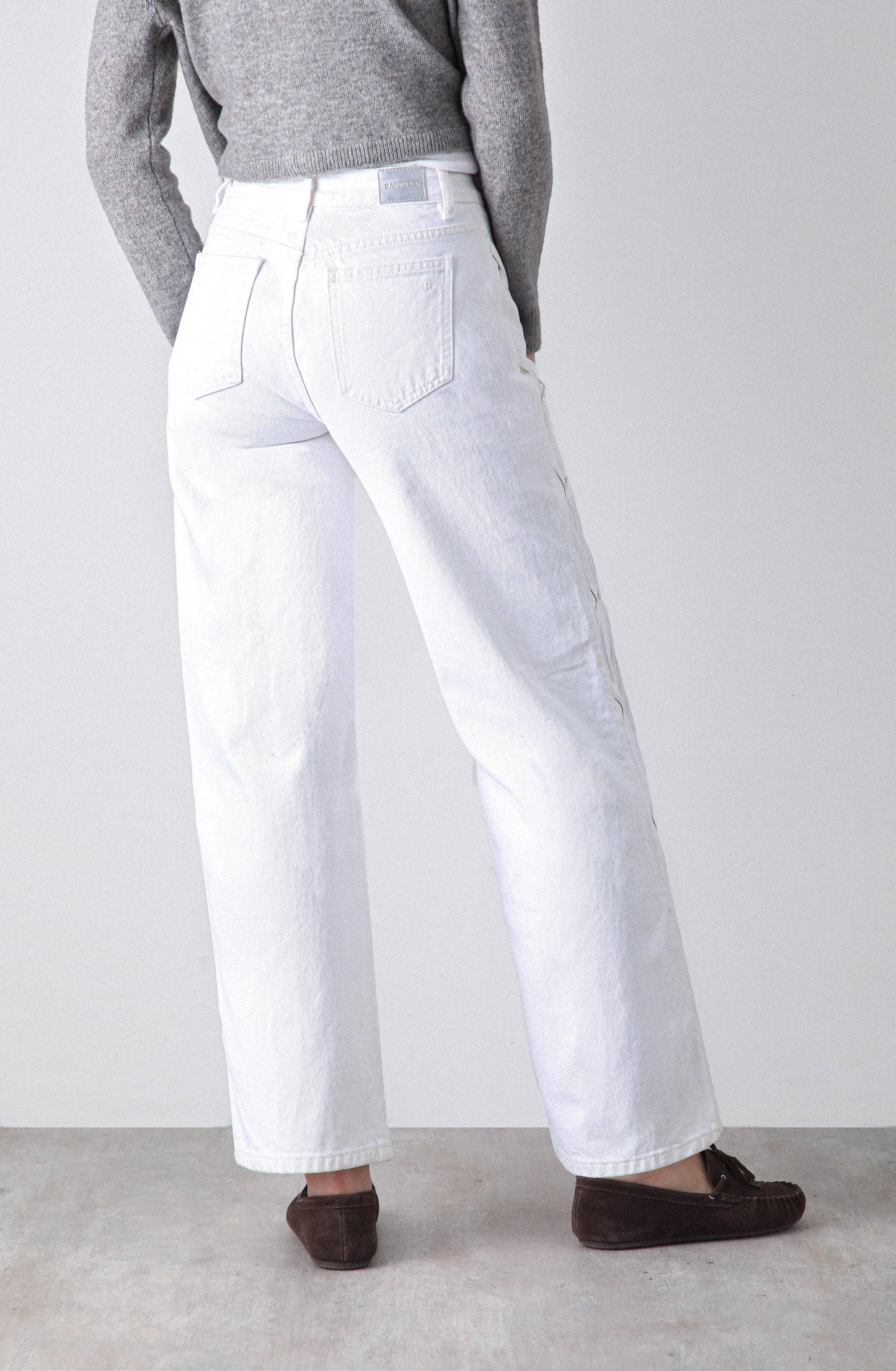 White Side Stripe Pants