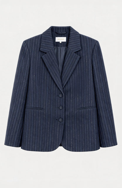 Blue Lurex Blazer
