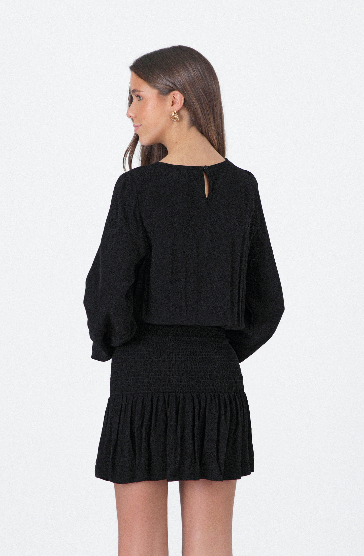 Panal Black Dress