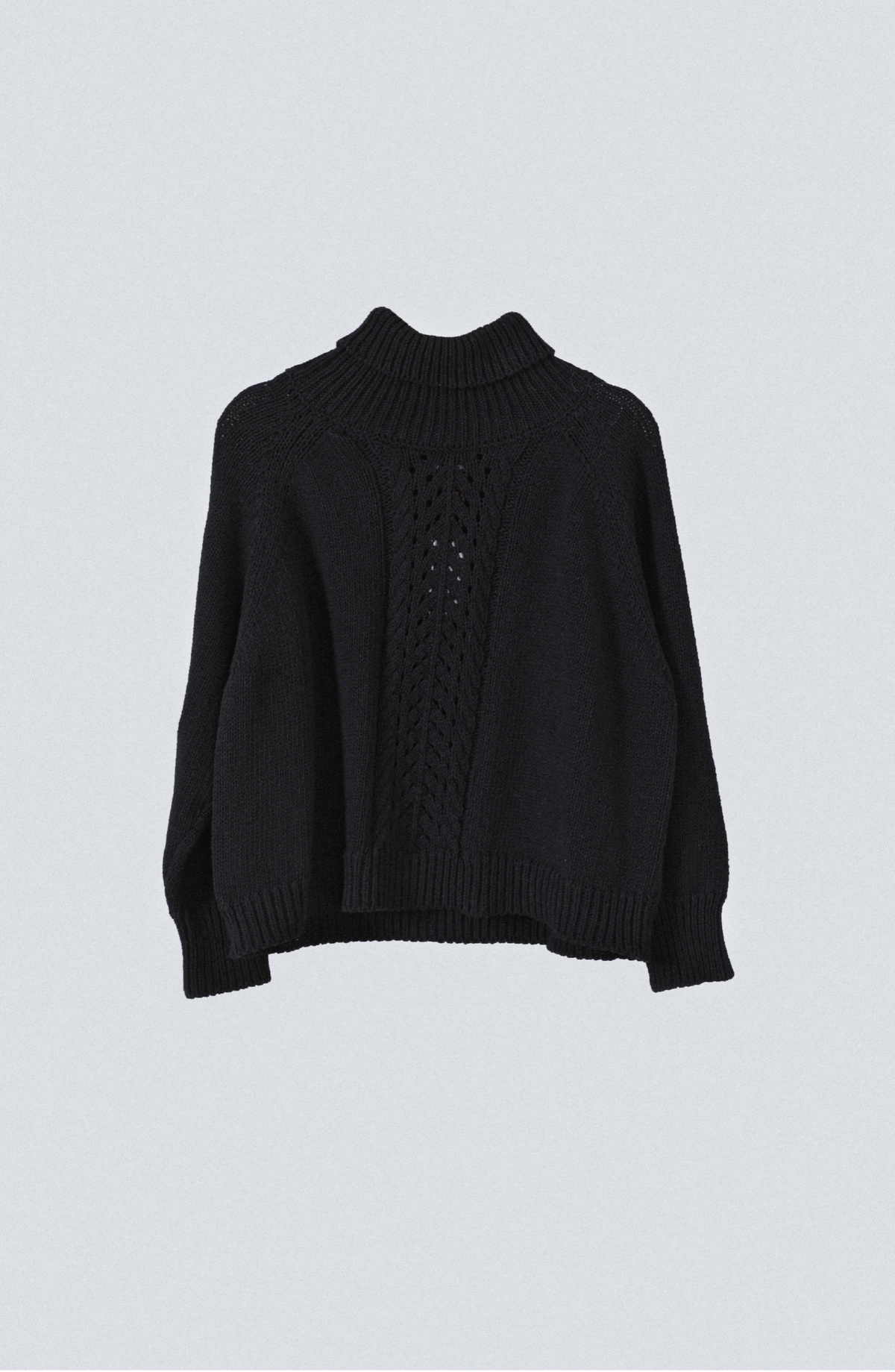 Black Turtleneck Sweater