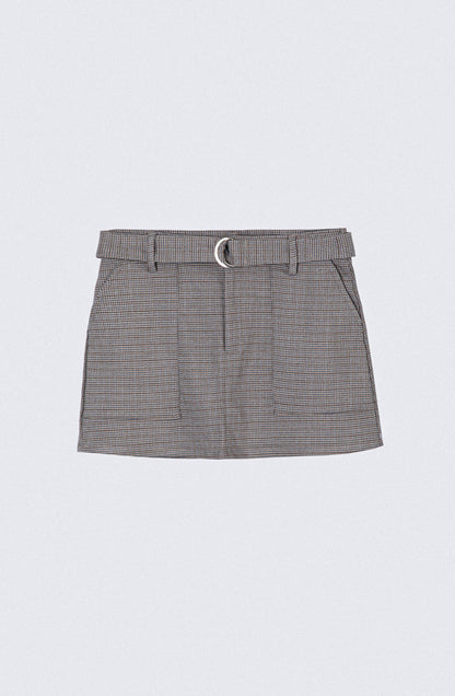 Knit Skirt Brown