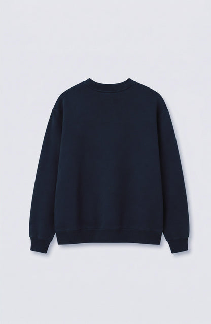 Black Crew Neck Dog Hoodie