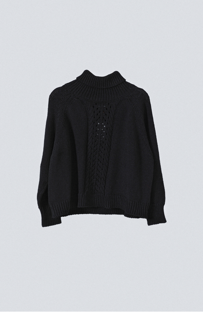 Black Turtleneck Sweater