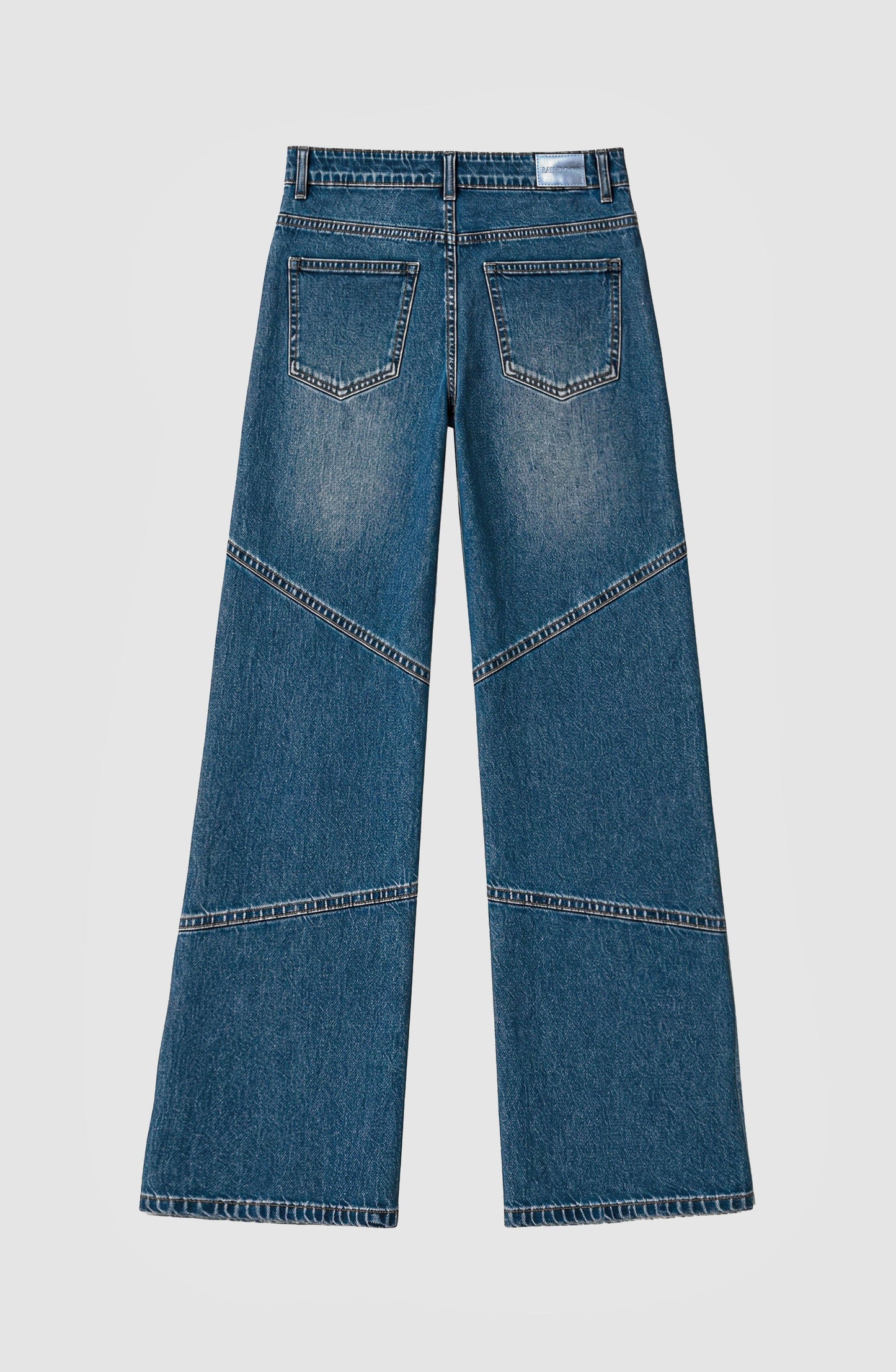 Dark Blue Seams Pants