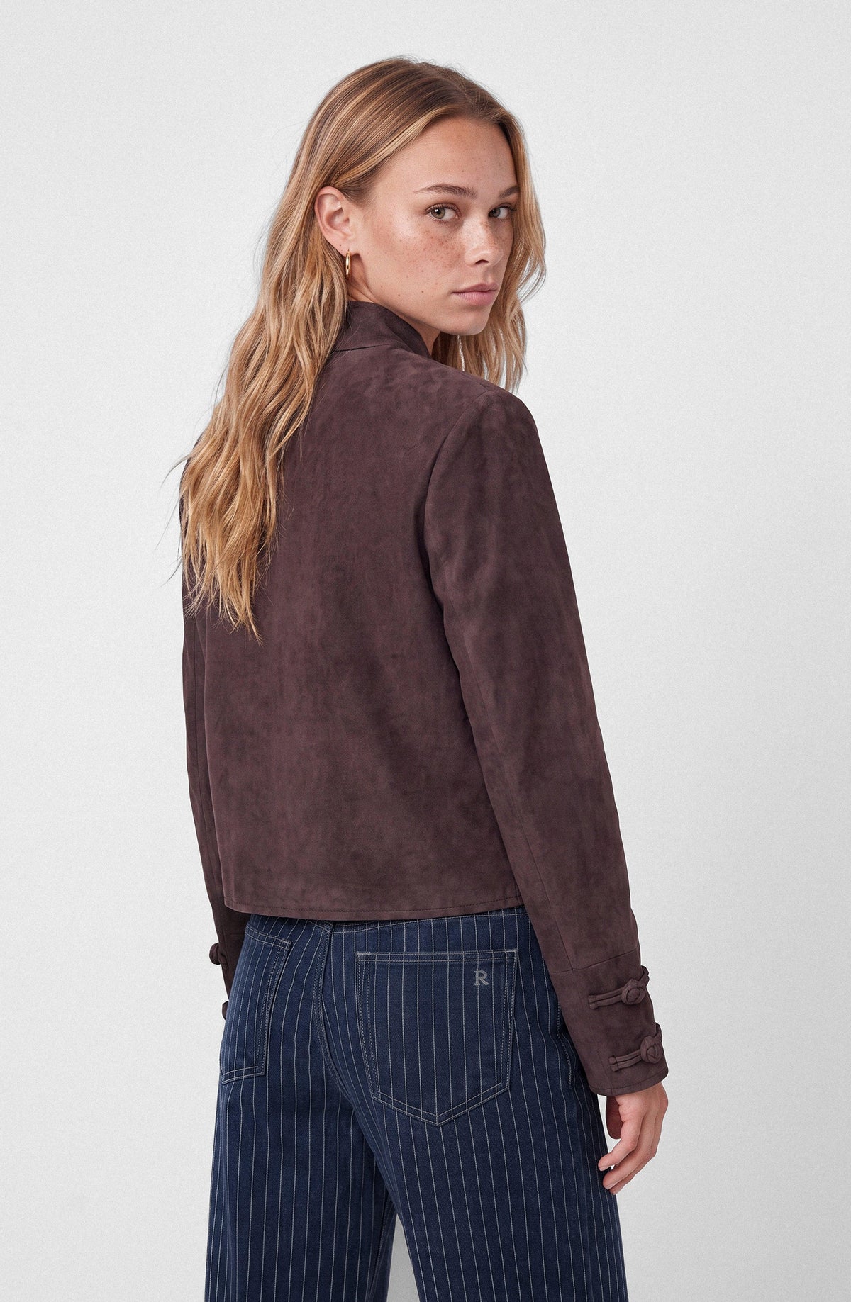 Japo Brown Suede Jacket
