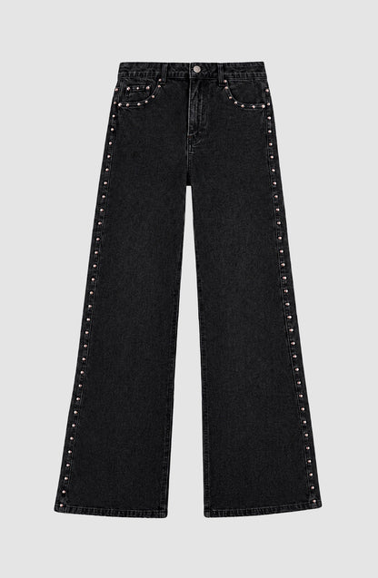 Black Star Straight Pants