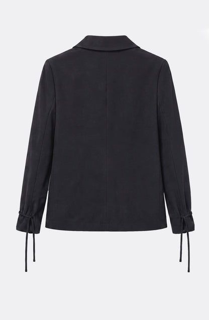 Tencel Black Blazer