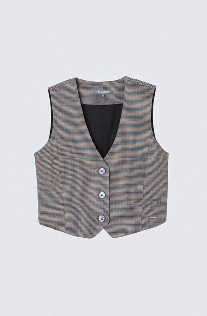 Vest Tejido Brown
