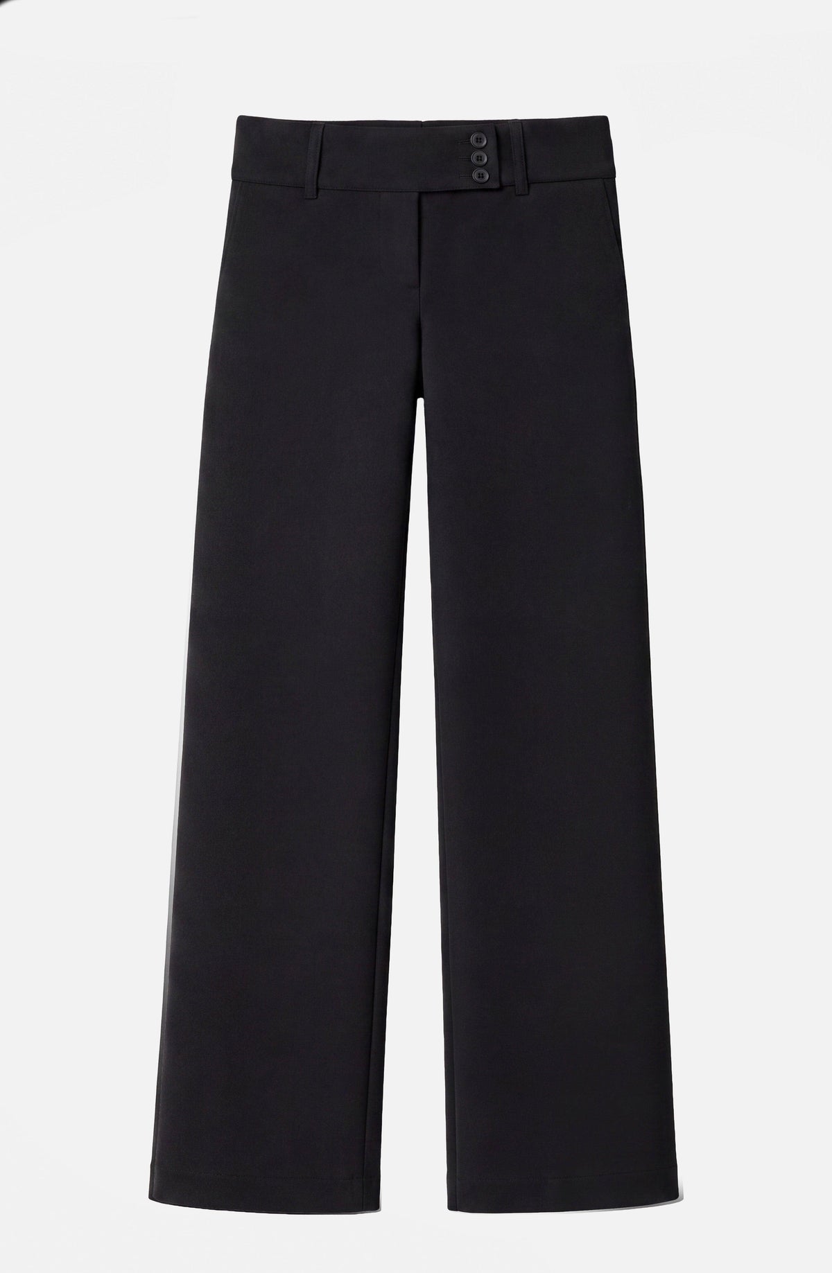 Black Tailored Pants with Waistband