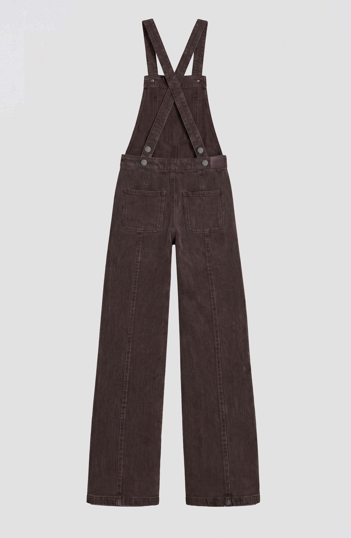 Brown Denim Overalls