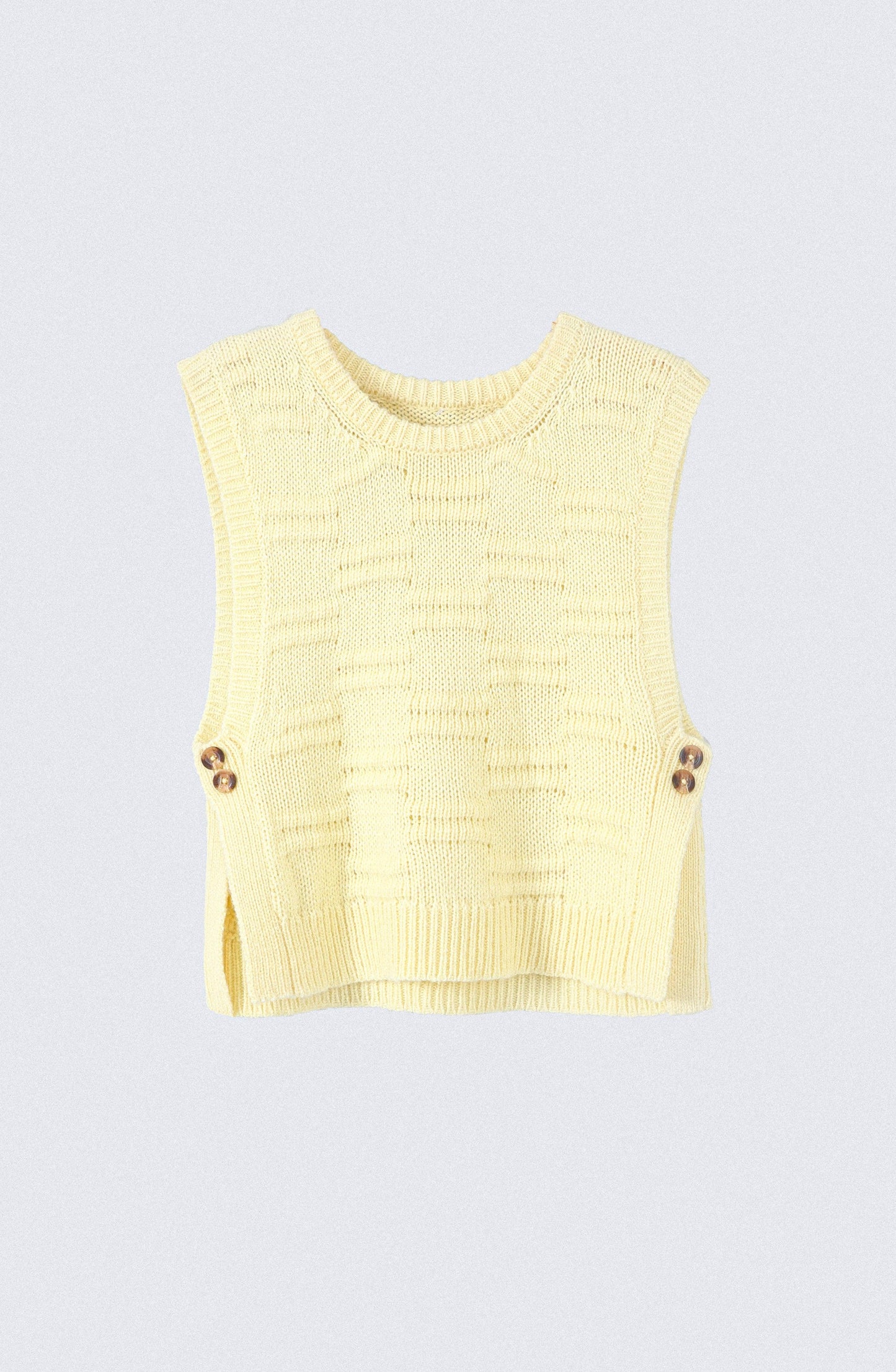Butter Yellow Knit Vest