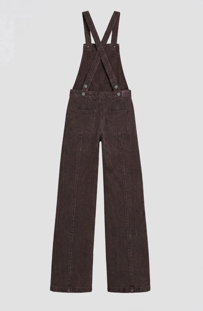 Denim Brown Overalls