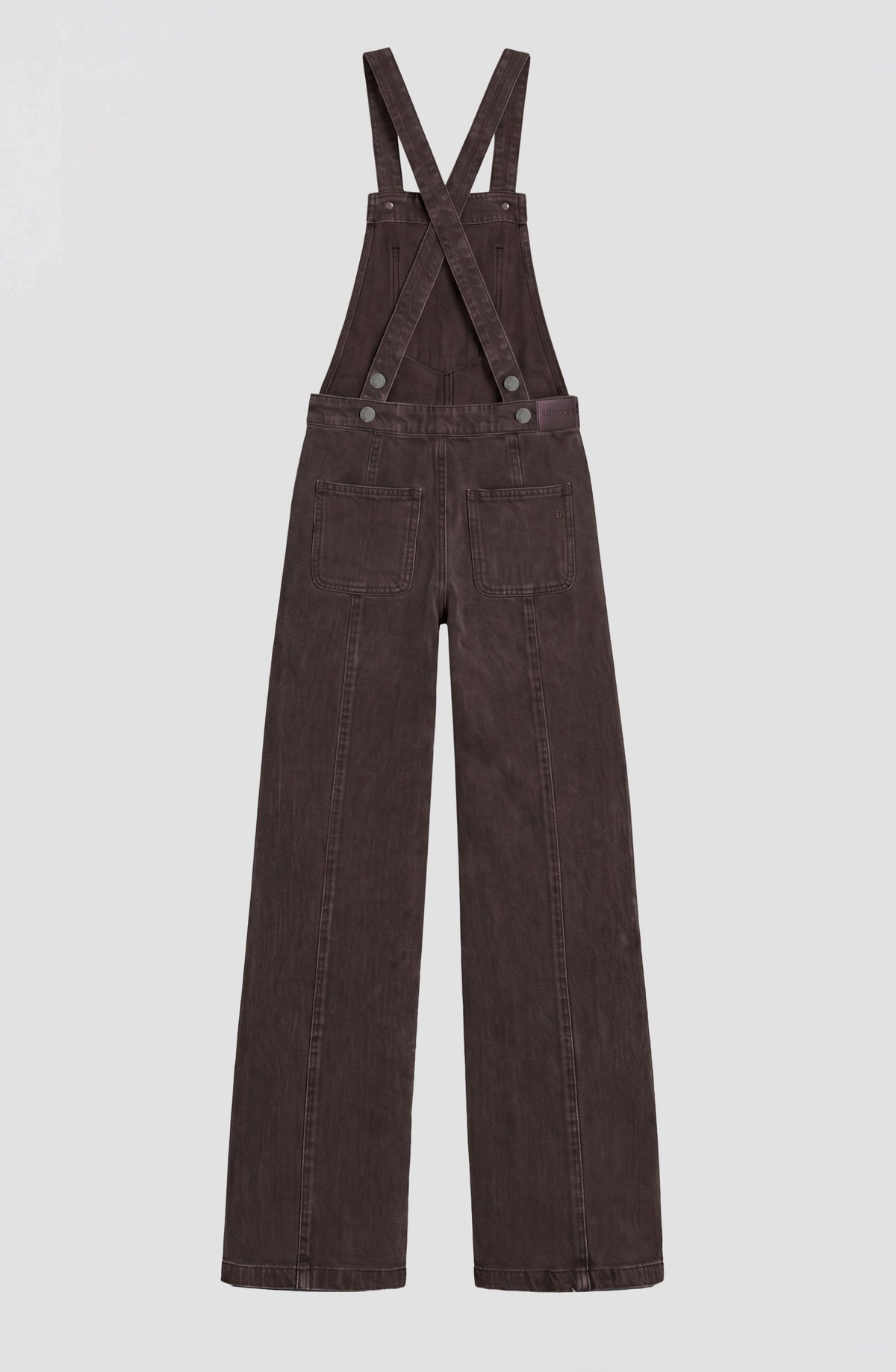 Brown Denim Overalls