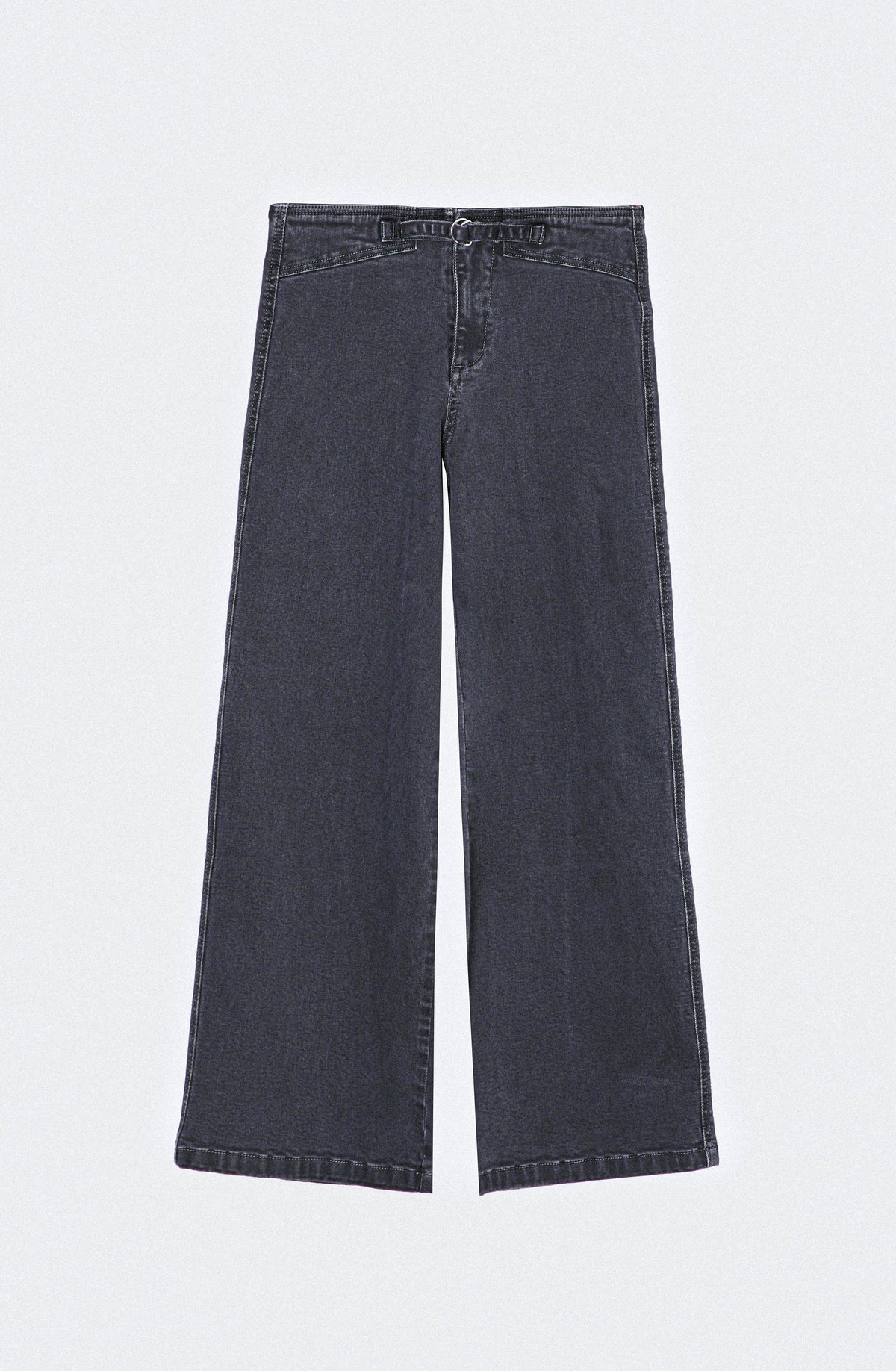 Steel Pants with a Fitted Waistband