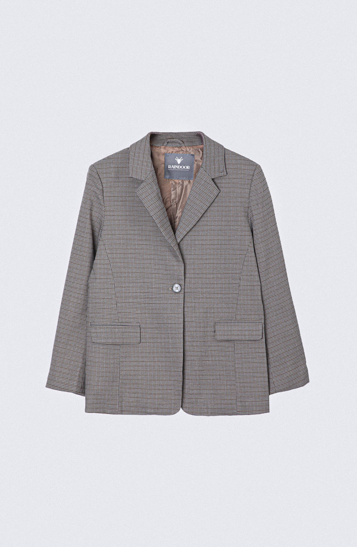 Brown Knit Blazer