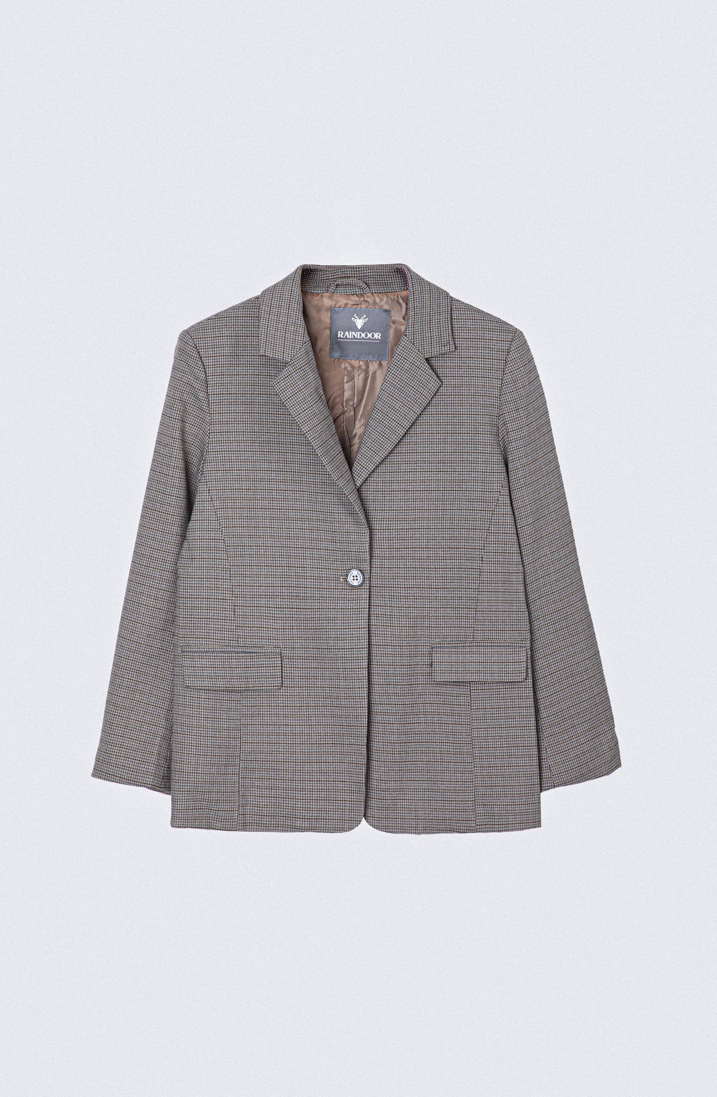 Brown Knit Blazer