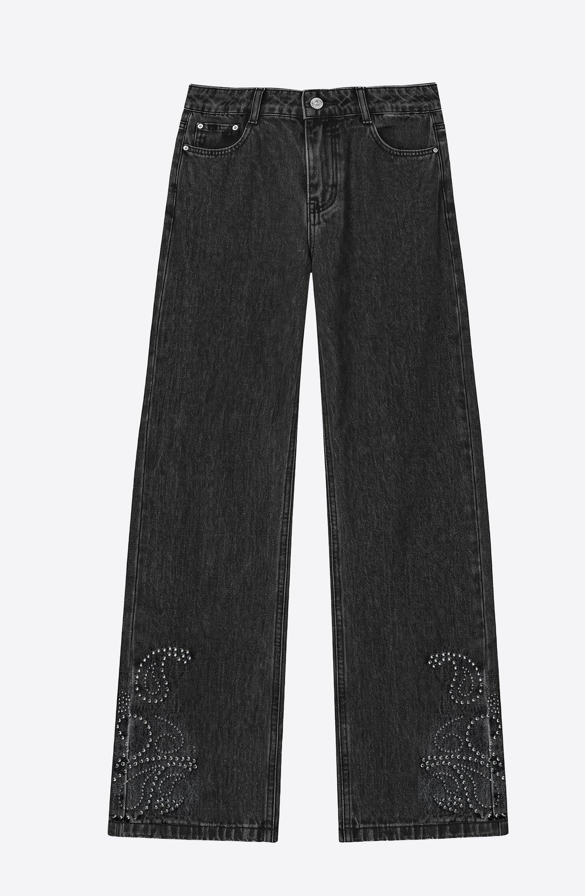 Paisley Grey Studded Pants