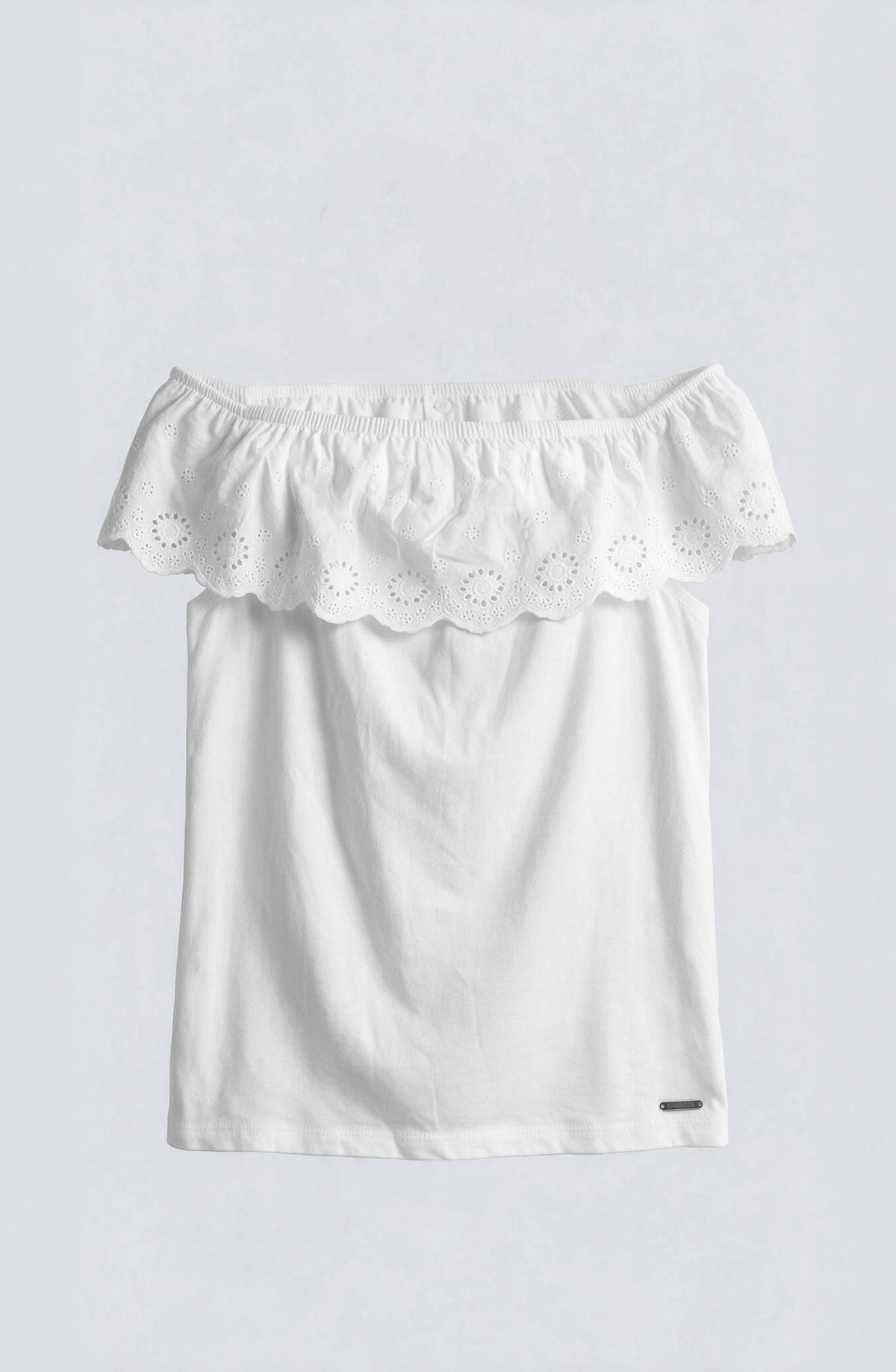 White Embroidered Top