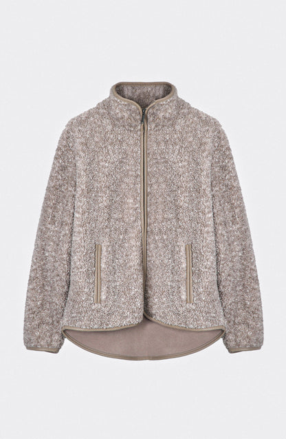 Chiporro Full Zipper Beige Melange