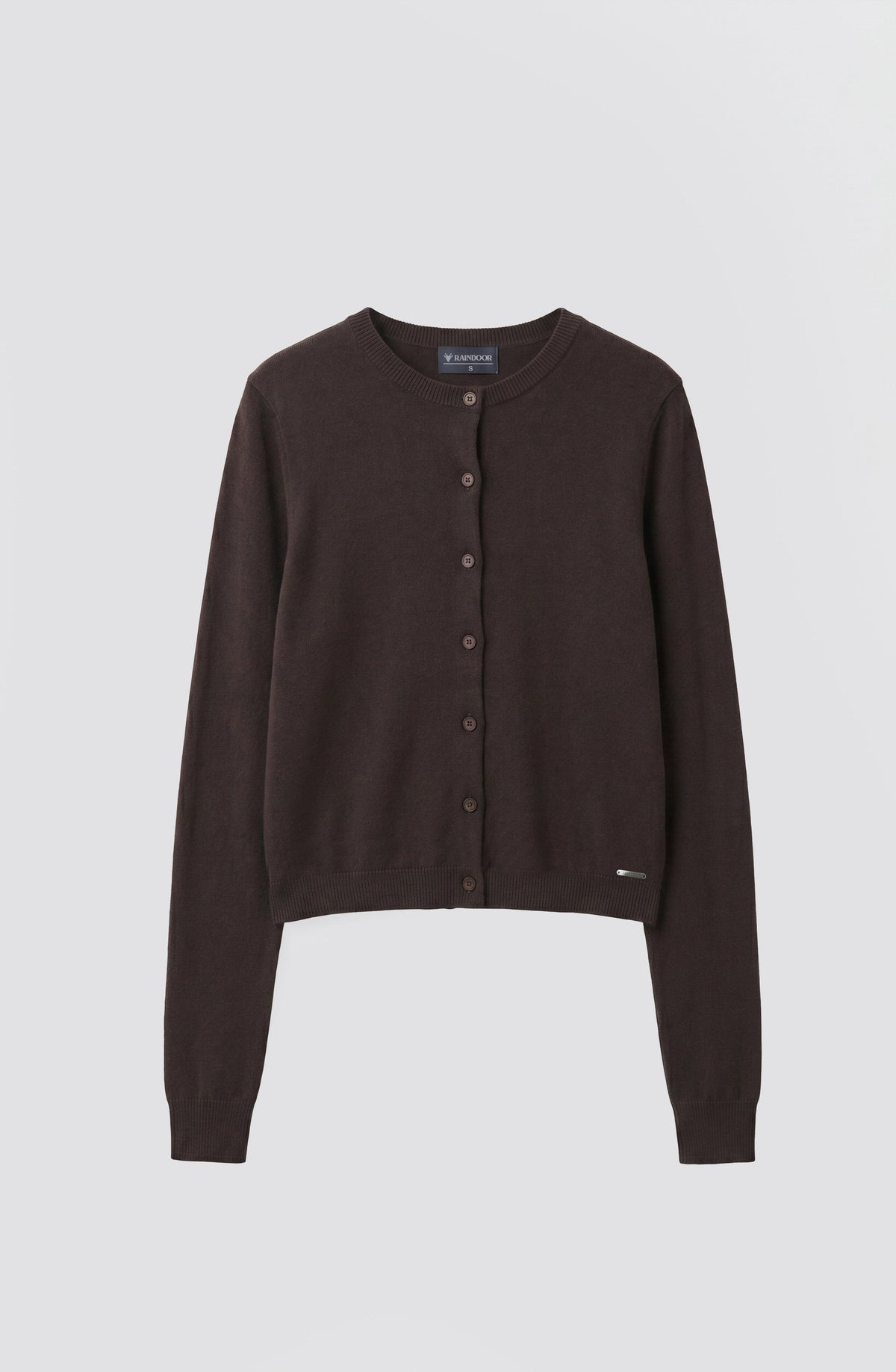Brown Button Cardigan