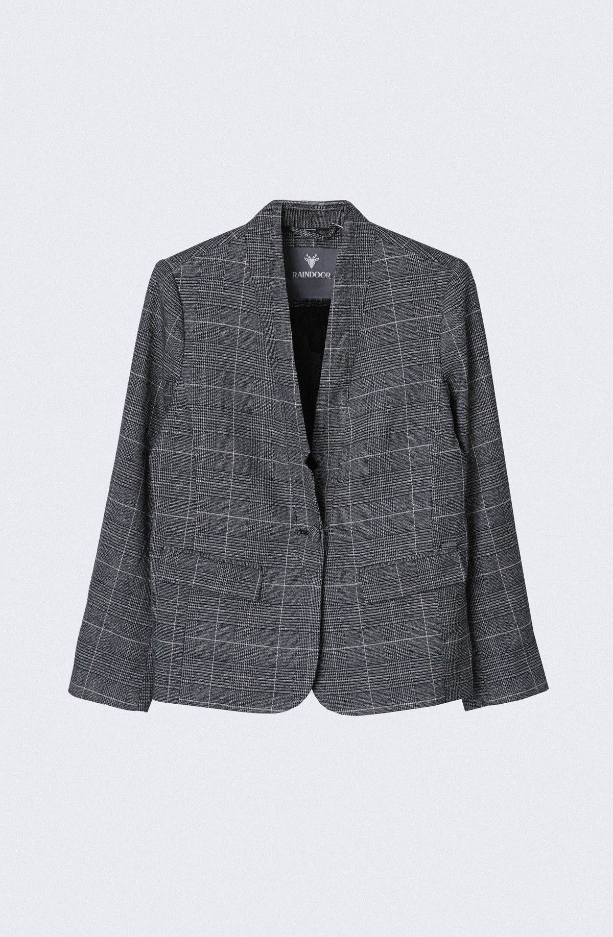 Gray Lurex Knit Blazer