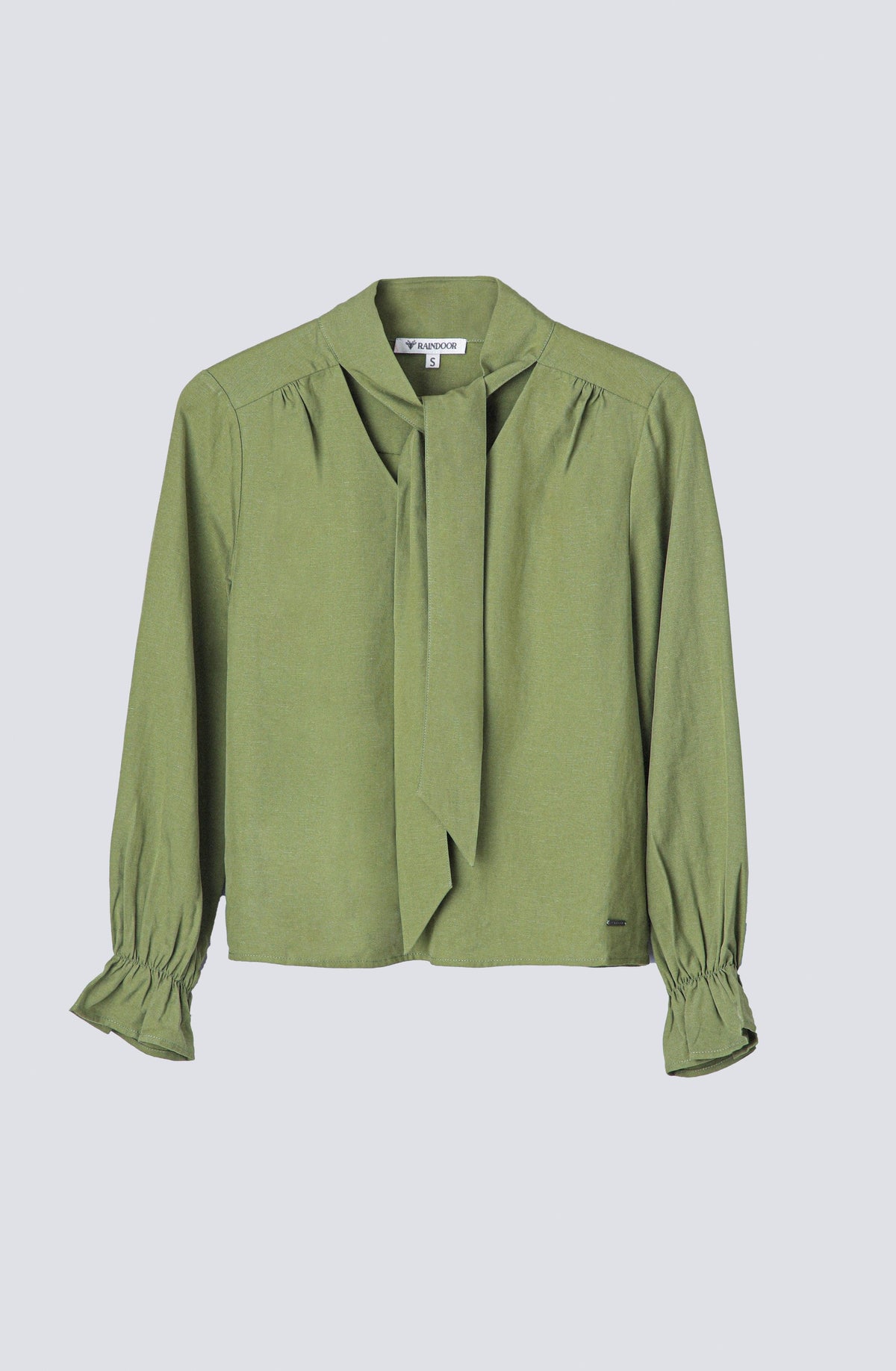 Green Bow Blouse
