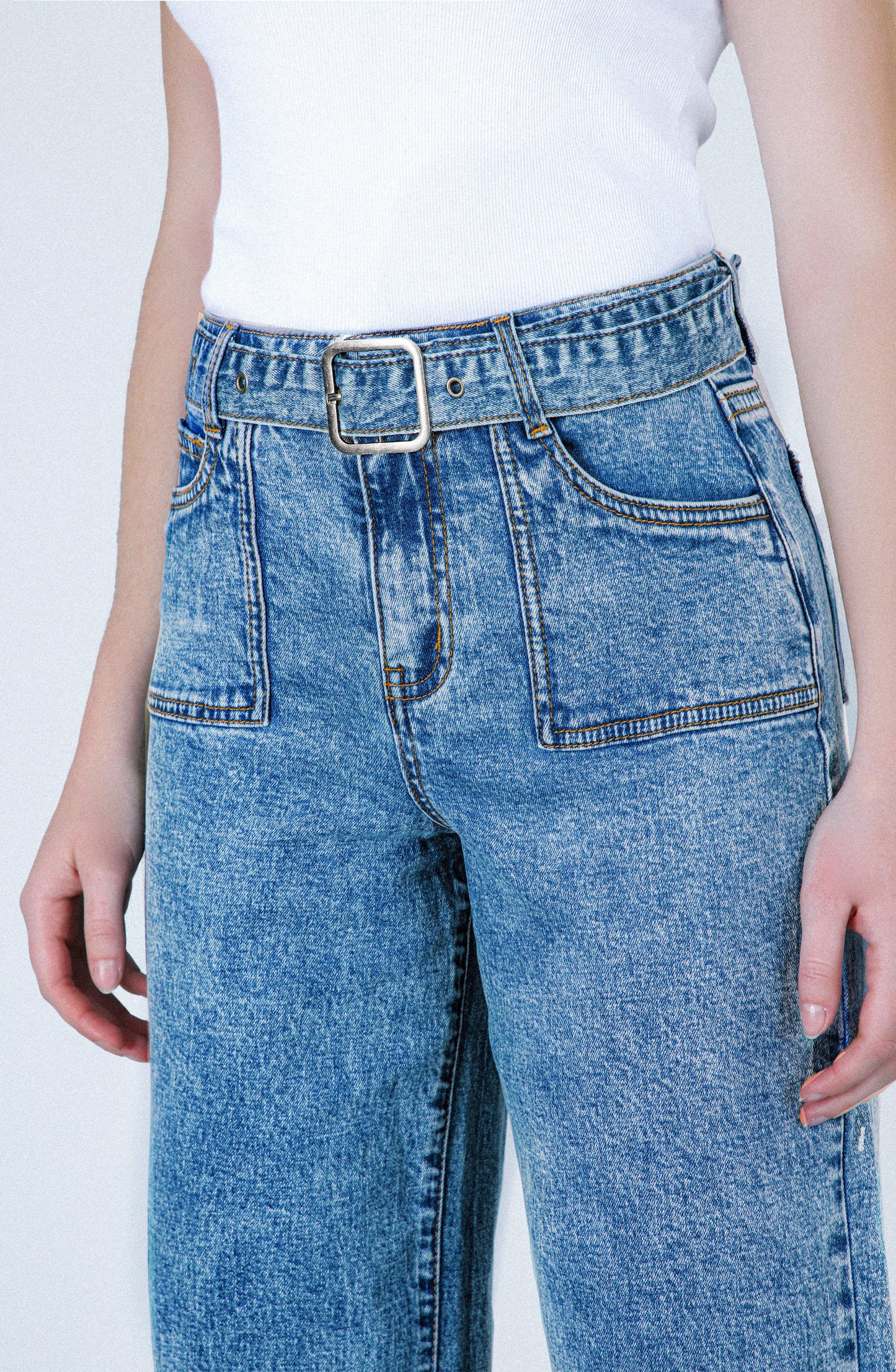 Pantalón Cinturón Blue