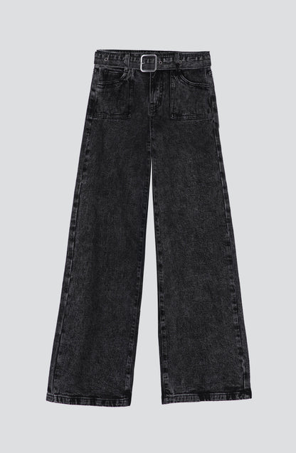 Pantalón Cinturón Black