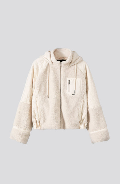 Chiporro Sherpa Quilt Ecru