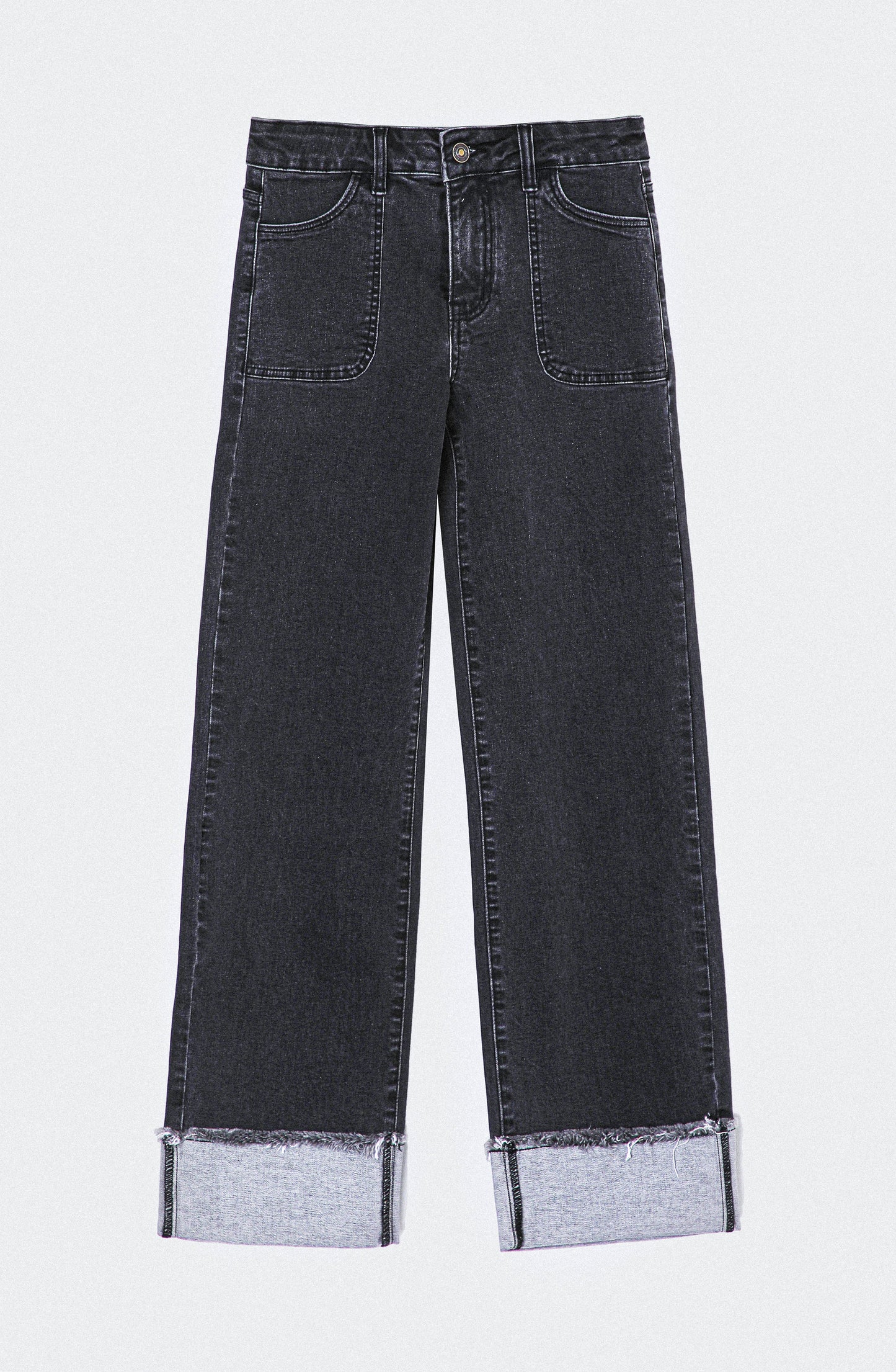 Pantalón Wide Leg Sun Black