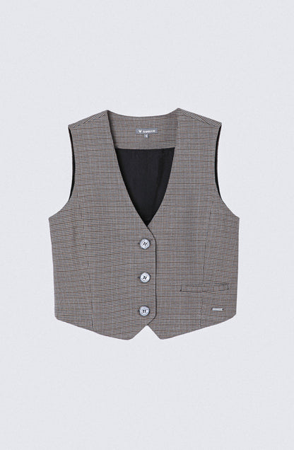 Vest Tejido Brown