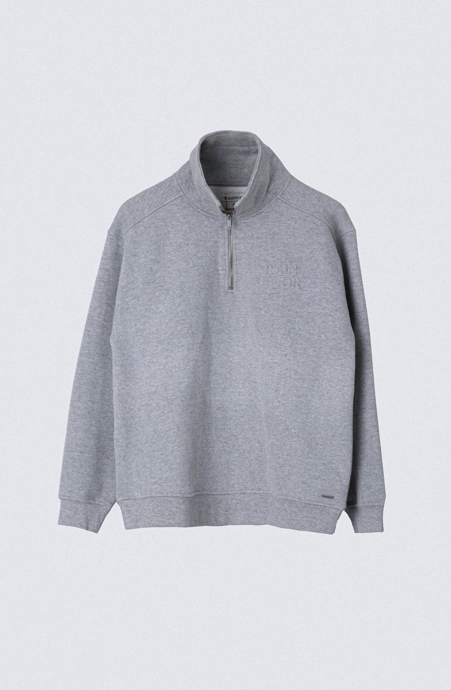 Polerón Mid Zipper Grey Melange