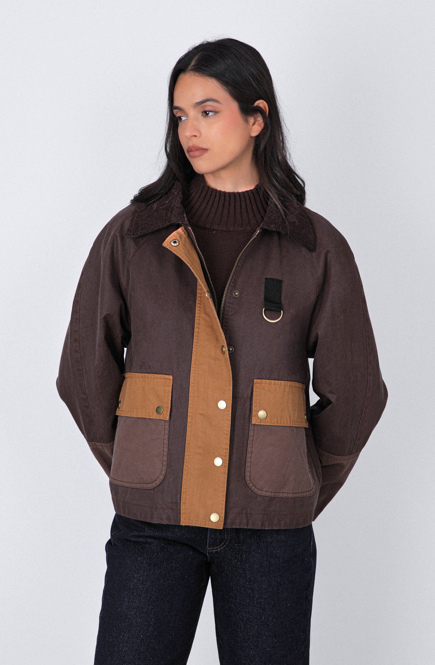 Chaqueta Encerada Brown