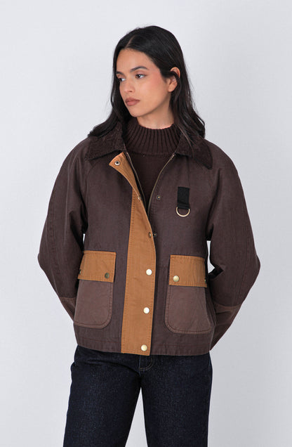 Chaqueta Encerada Brown