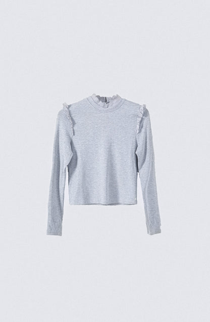 Polera Manga Larga Vuelos Gray