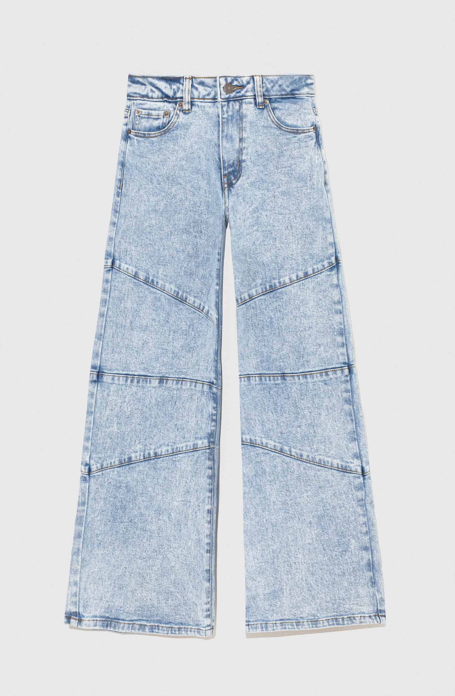 Pants Corte Diagonal Light  Blue