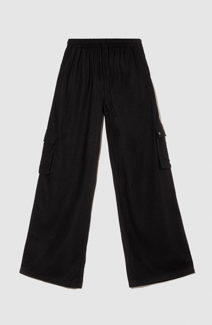 Pants Lino Cargo Black