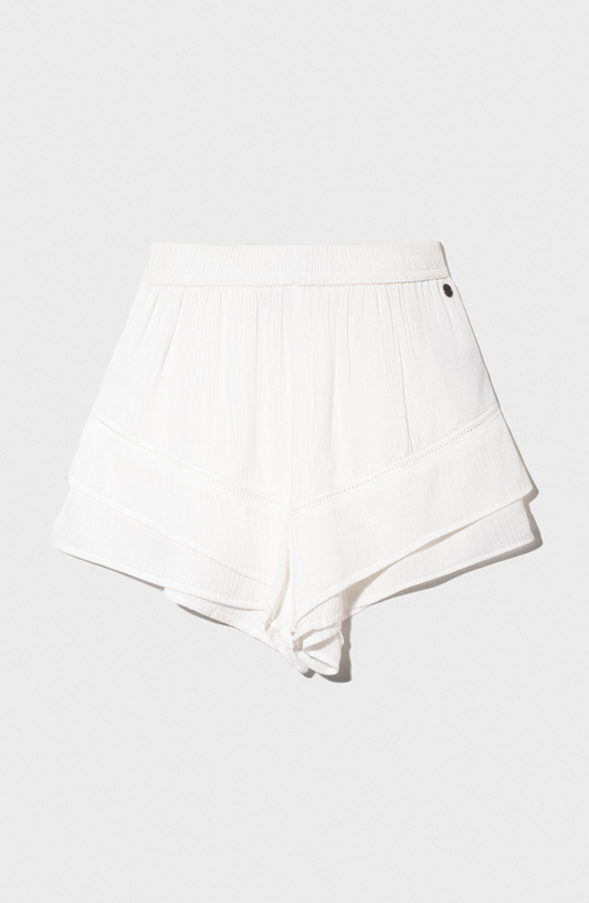 Short Vuelos Ecru