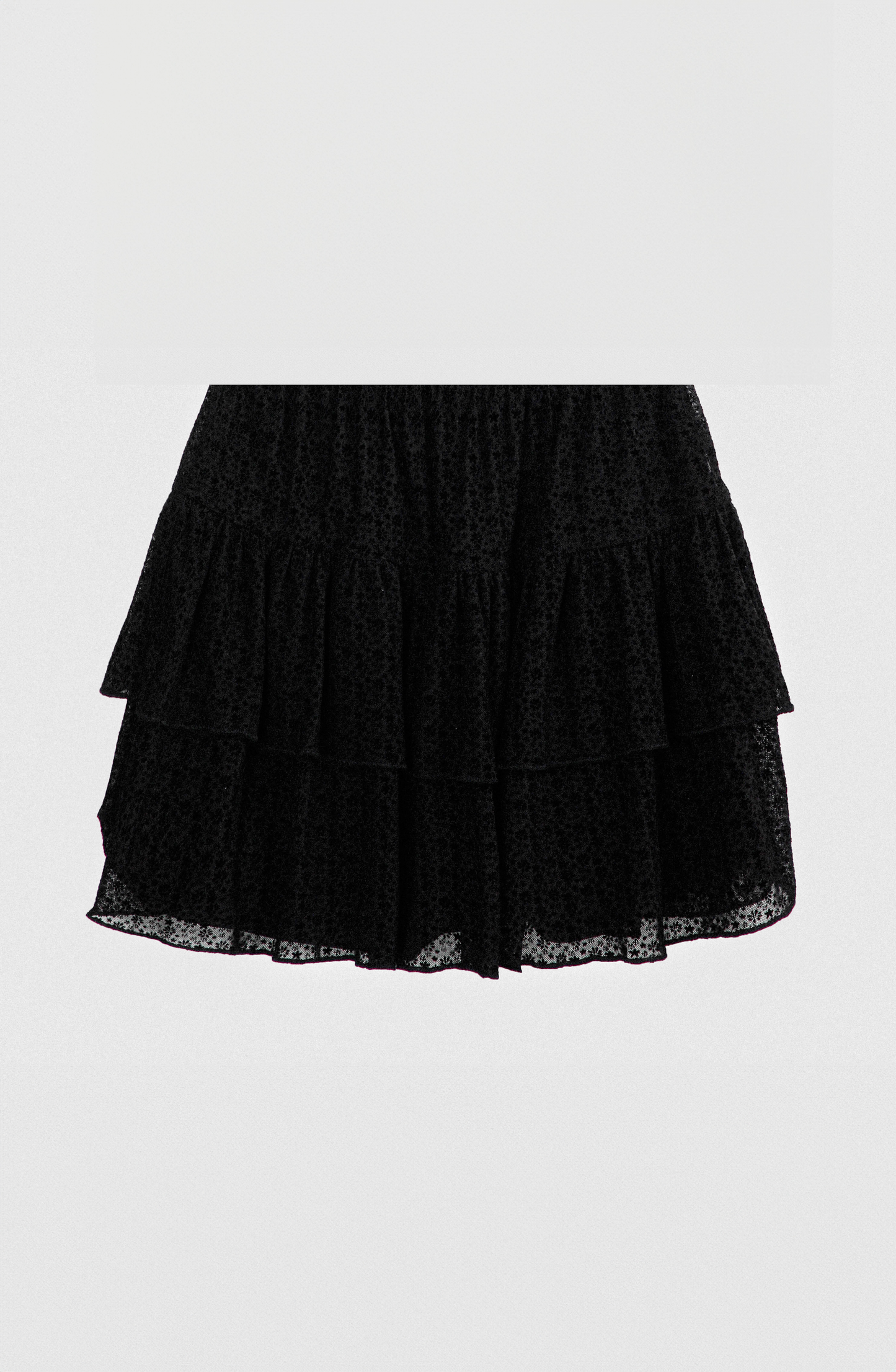 Falda Mesh Vuelos Black