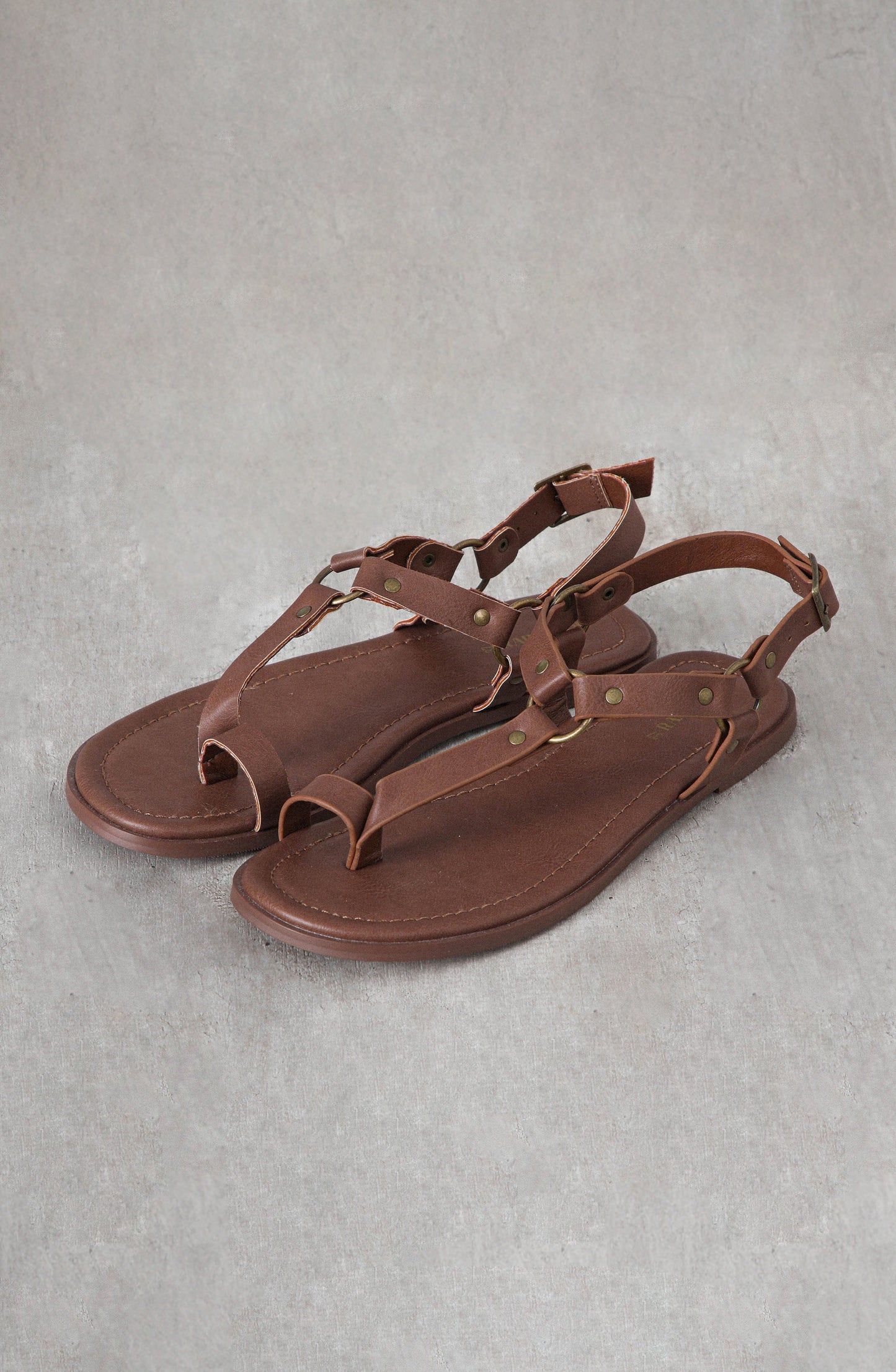 Sandalia Hebillas Brown