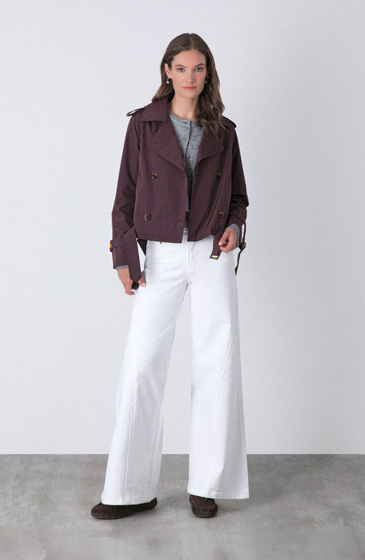 Trench Corto Purple