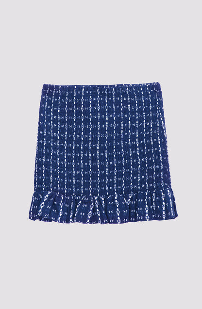 Falda Panal Blue