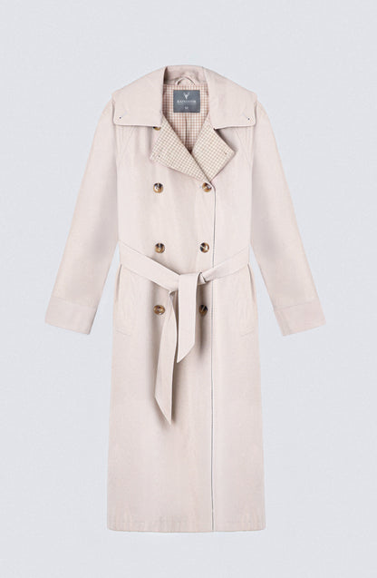 Abrigo Trench Beige