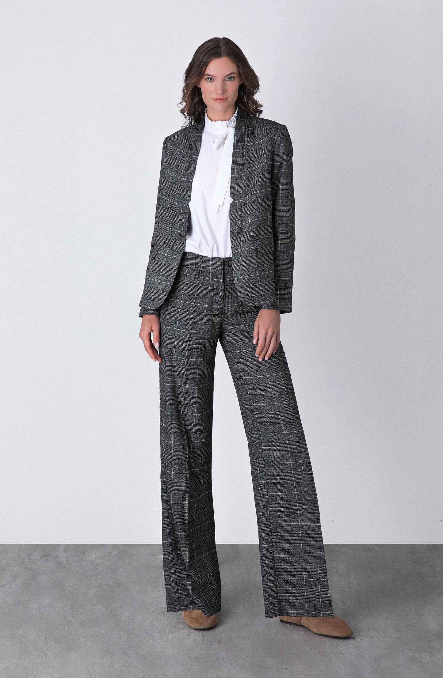 Conjunto Tejido Lurex Grey