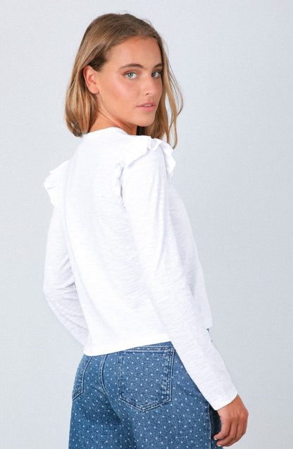 Polera Manga Larga White